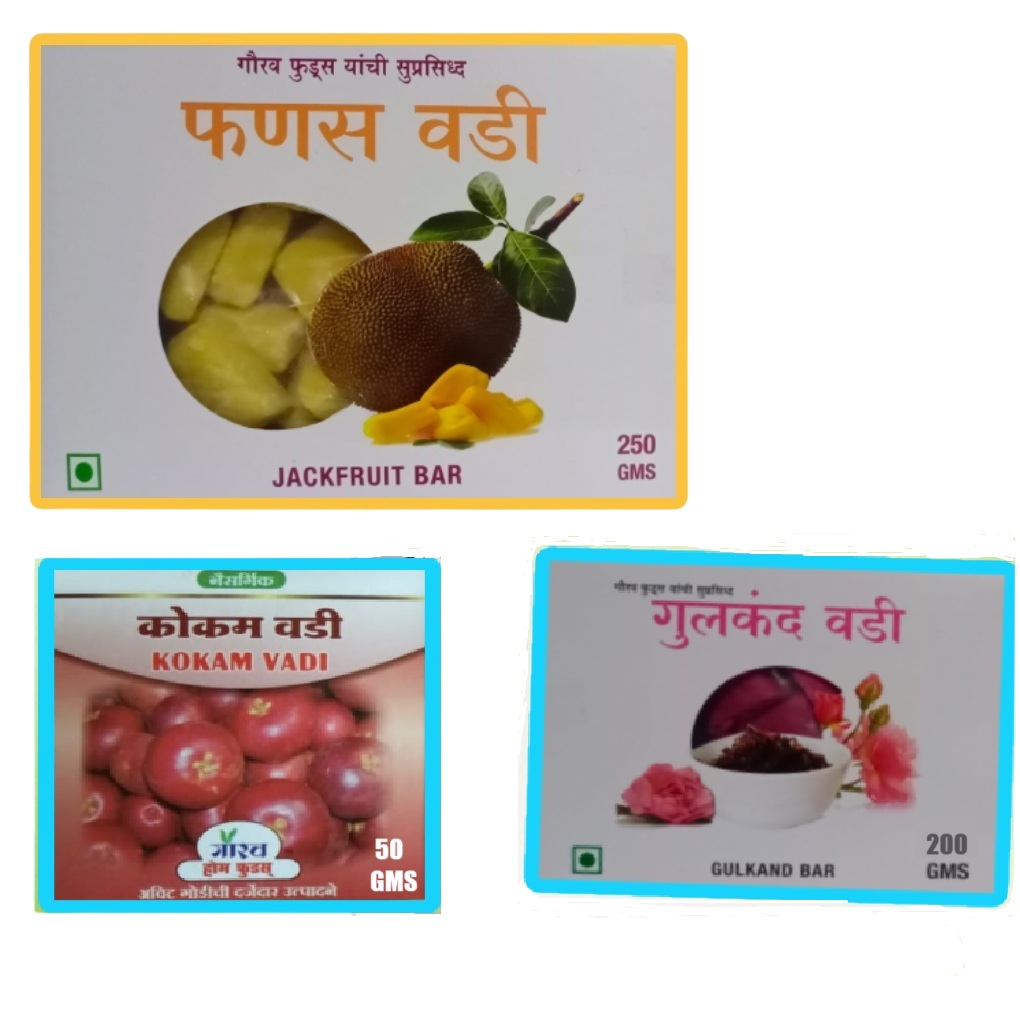 Fanas Vadi Gulkand Vadi Kokum Vadi 500gm Fanas Vadi Gulkand Vadi Kokum Vadi 500gm