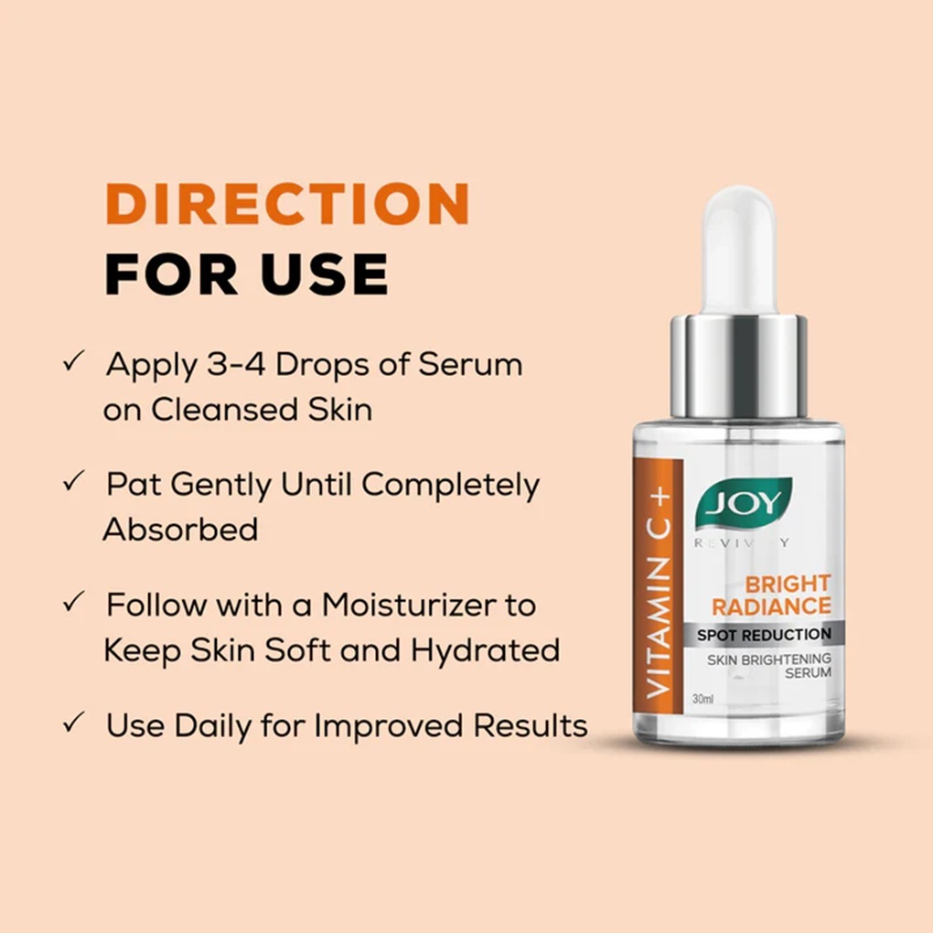 How to use - Joy Vitamin C Serum for Skin