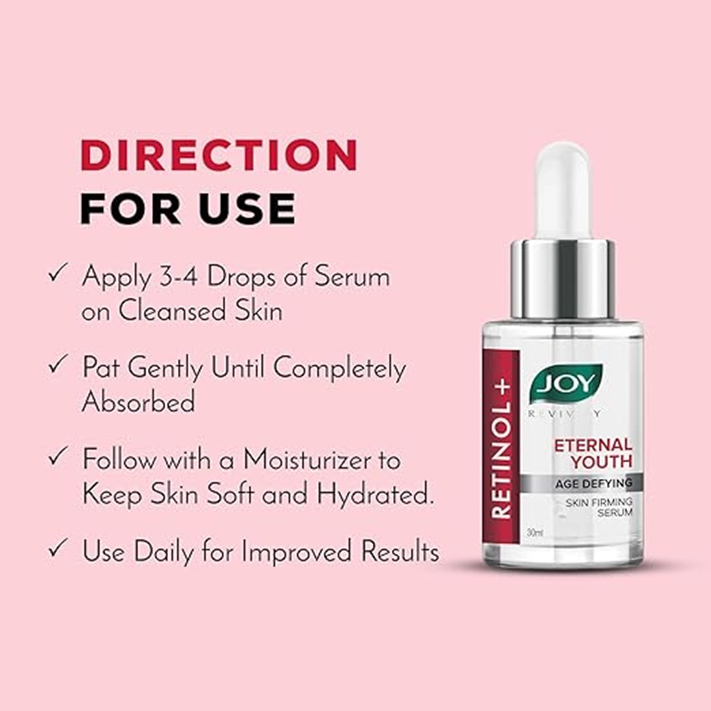 How to use - Joy skin firming serum for fine lines and wrinkles