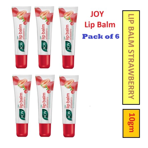 Joy Lip Balm Strawberry Pack of 6