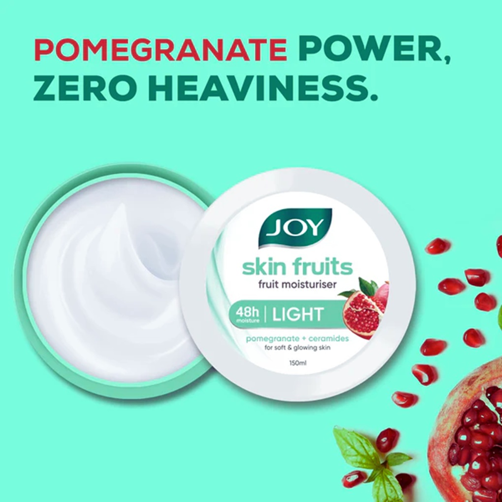 Joy Skin Fruits Fruit Moisturiser enriched with Pomegranate