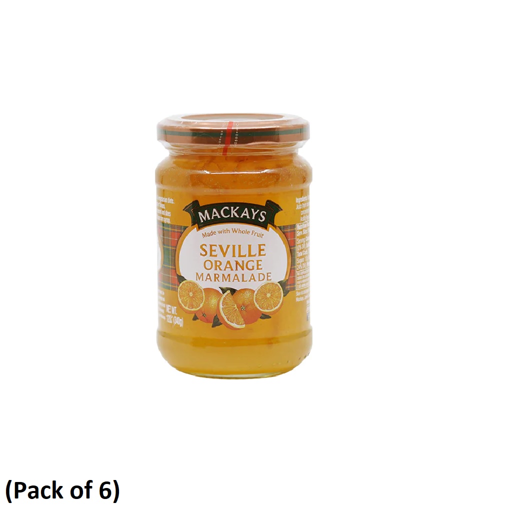 Mackays Seville Orange Marmalade, 340 g (Pack of 6)