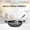 Greenchef Namo Non-Stick kadai with SS lid