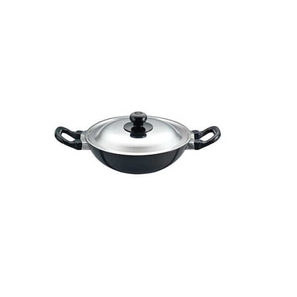 Hawkins 1.5L Non Stick Round Bottom Deep Fry Pan with SS Lid