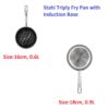Stahl Triply Stainless Steel Fry Pan