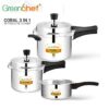 Greenchef Coral Combo - 5L, 3L & 2L Pressure Cooker Induction Base