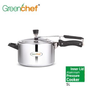 Greenchef Inner Lid Aluminium Pressure Cooker 5 Ltr