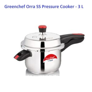 Greenchef Orra Stainless Steel Pressure Cooker 3 Ltr