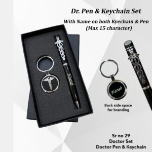 Doctor Pen and Keychain Set