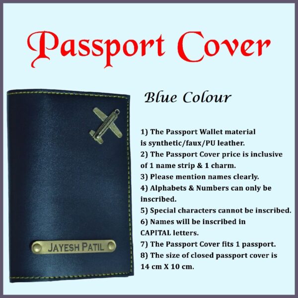 Passport Cover Blue Colour