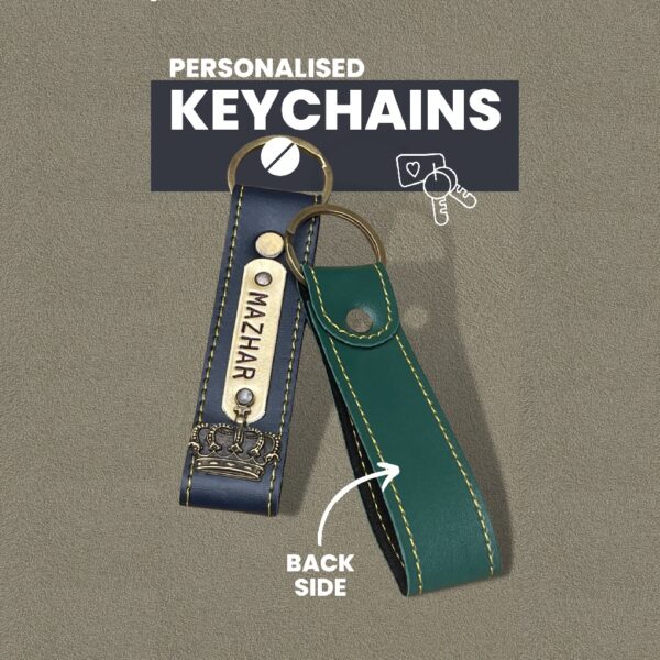 Personalized Leather Keychain without Hook