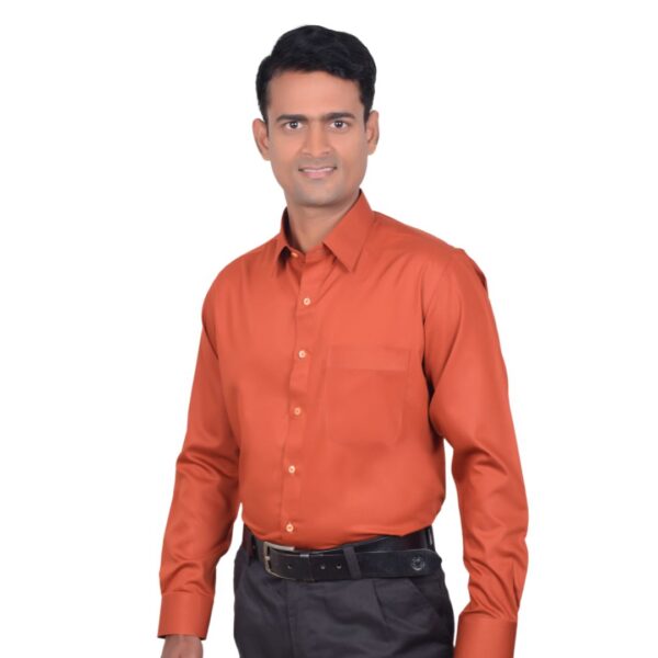 Persion Red color formal shirt Lebush Exports thaneshop model