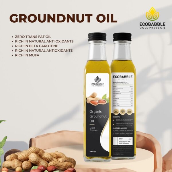 Wood Press Groundnut Oil ecobabble thaneshop
