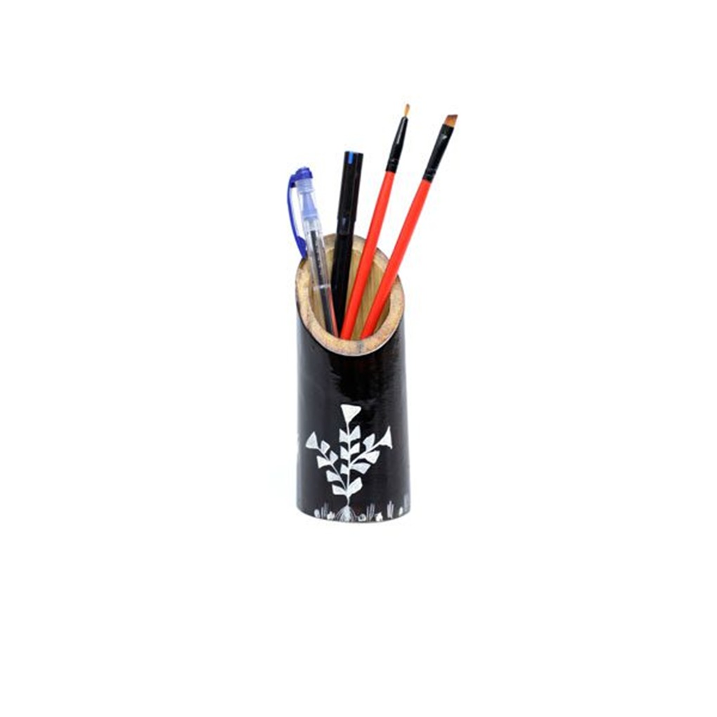 Bamboo Single Pen Stand