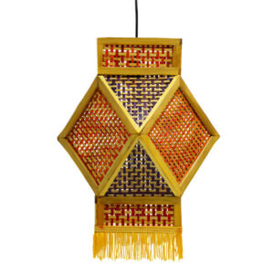 Mangal Hexagonal Bamboo Kandil (Akash Kandil) sevavivek Thaneshop