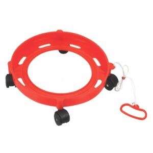 Round Gas Trolley with Wheels