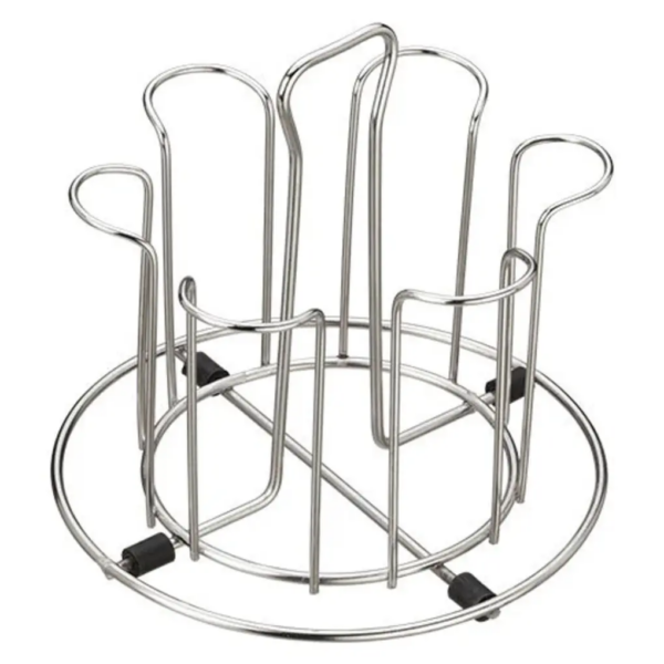 Stainless Steel Wire Glass Stand