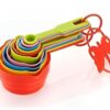 Colorful Measuring Cups and Spoons Set – 10 pieces