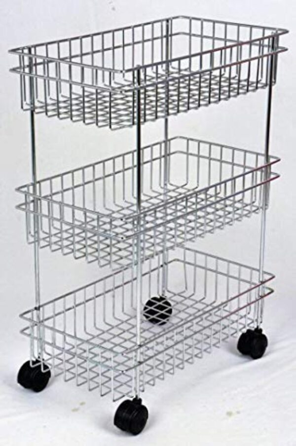 Vegetable Trolley 3 Layer for Kitchen