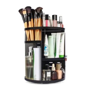 Cosmetic Makeup Storage Holder Black