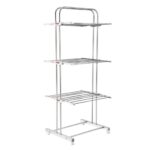 Cloth Drying Steel Stand Foldable 3 Tier