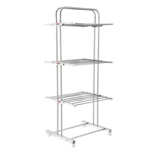 Cloth Drying Steel Stand Foldable 3 Tier