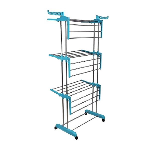 Cloth Drying Stand Blue Colour