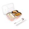 Stainless Steel 3 compartment lunch box