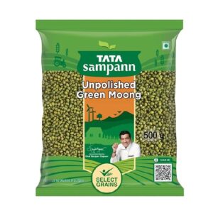 Tata Sampann Unpolished Green Moong Dal 500 gm