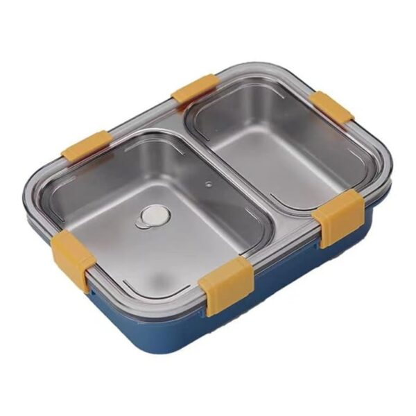 s.s 2 compartment lunch box