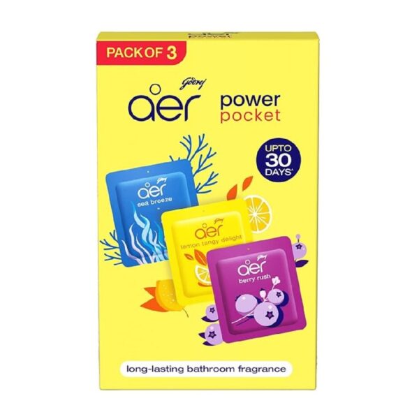 Godrej aer Pocket Assorted Pack of 3 (30g)