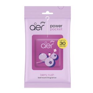 Godrej aer Power Pocket Bathroom Freshener Berry Rush 10g