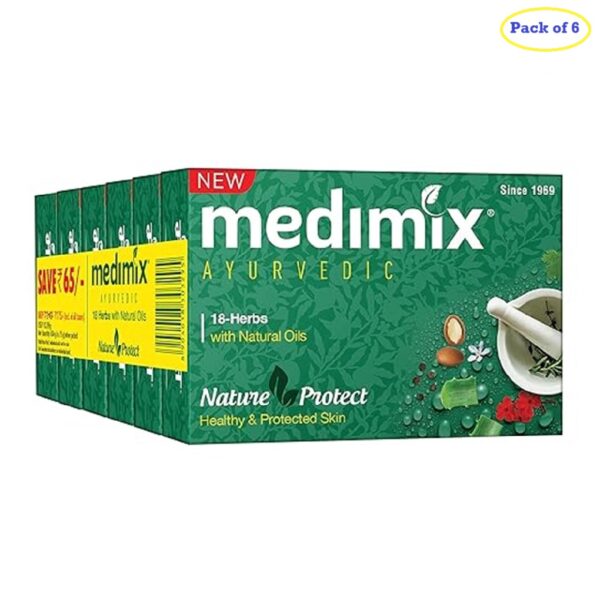 Medimix Ayurvedic Soap 75gm (Pack of 6)