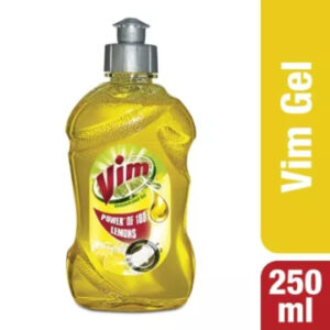 Vim Lemon Dishwash Liquid Gel 250ml