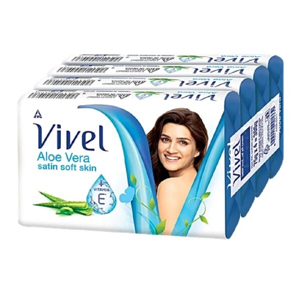 Vivel Aloe Vera Soap 75g (Pack of 4)