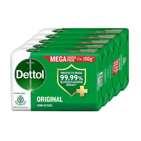 dettol original soap 150gm (Pack of 5)