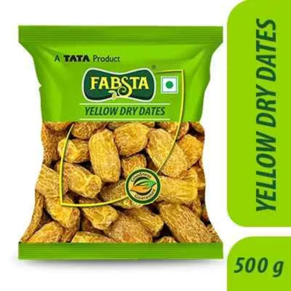 Fabsta Yellow Dry Dates 500gm