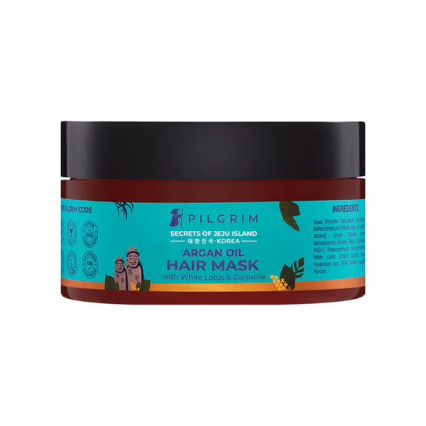 Pilgrim Argan Oil Hair Mask with White Lotus & Camellia 200ml