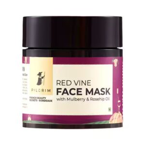 Pilgrim Red Vine Face Mask with Mulberry & Rosehip Oil 100gm