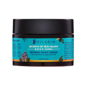 Pilgrim Retinol Night Cream with Vitamin C & Hyaluronic Acid - 50gm