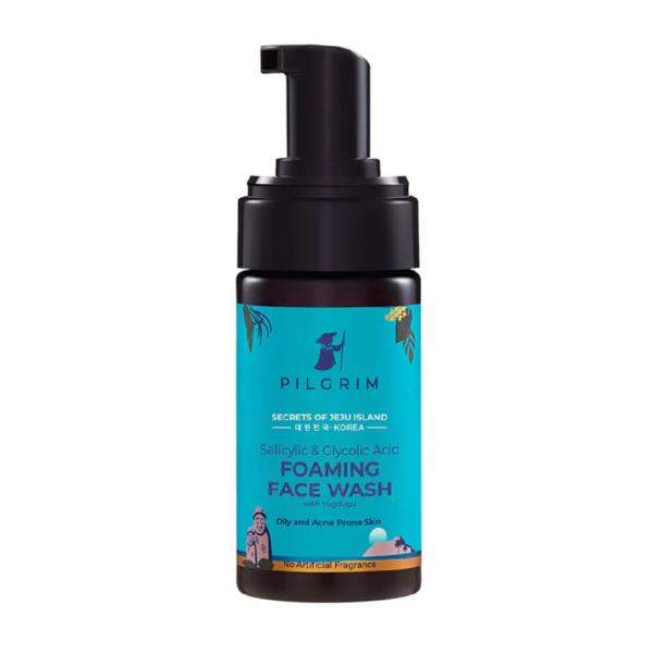 Pilgrim Salicylic & Glycolic Acid Foaming Face Wash With Yugdugu - 120ml