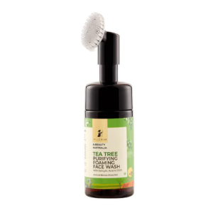 Pilgrim Tea Tree Purifying Foaming Face Wash With Brush 120ml