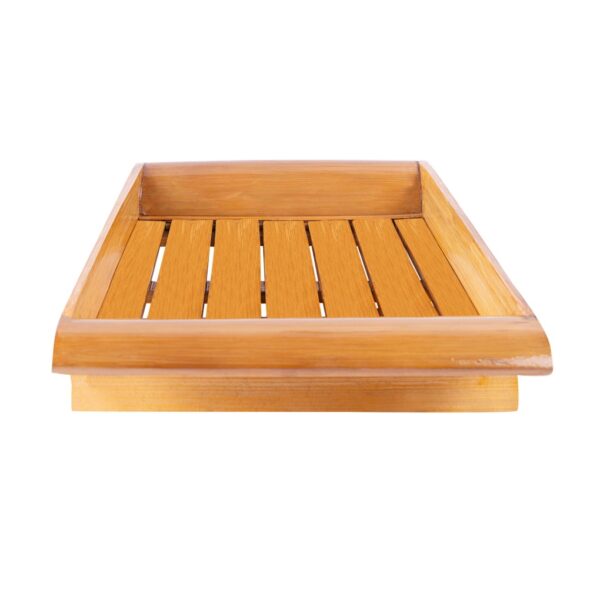 C Shape Bamboo Tray