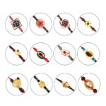 Bamboo Rakhi Set of 12