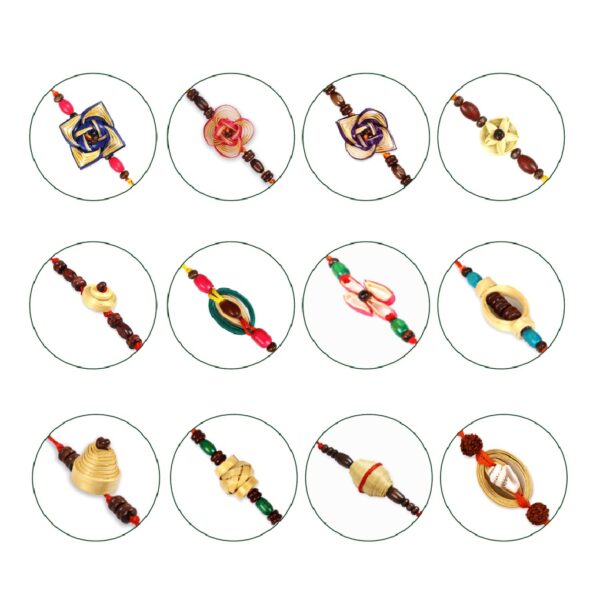 Bamboo Rakhi Set of 12