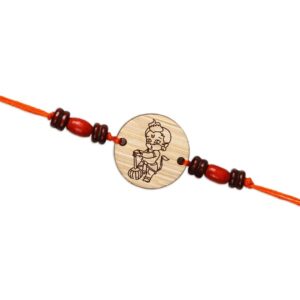 Bal Hanuman Rakhi Made from Bamboo