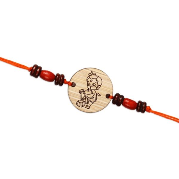 Bal Hanuman Rakhi Made from Bamboo