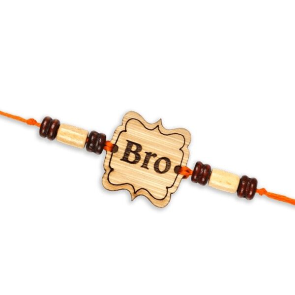 Bro Rakhi Made from Bamboo