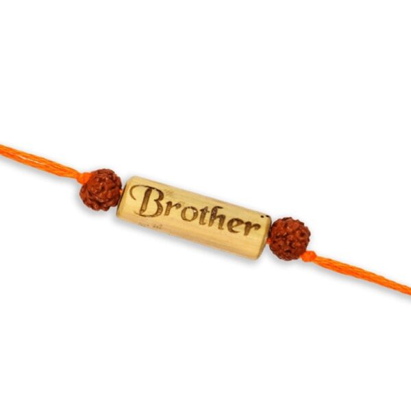 Brother Rakhi Made from Bamboo