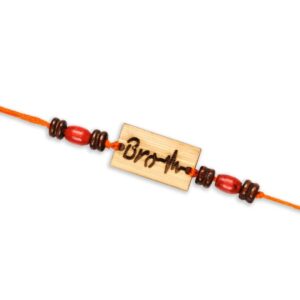 Brother Rakhi made from Bamboo